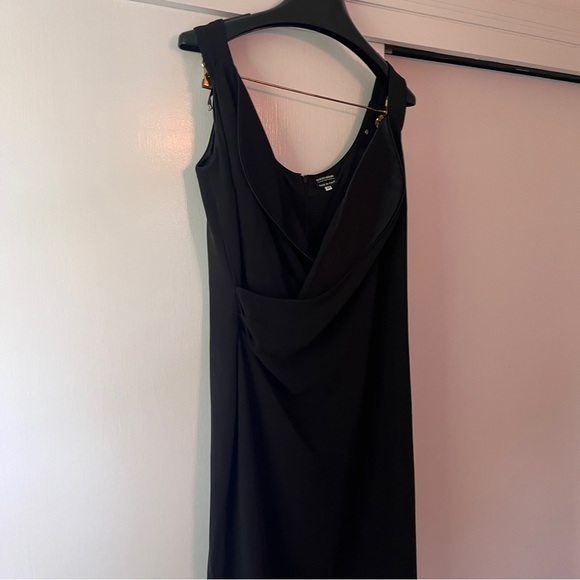 Vintage Giorgio Armani Black Silk Formal Gown - Picture 6 of 13